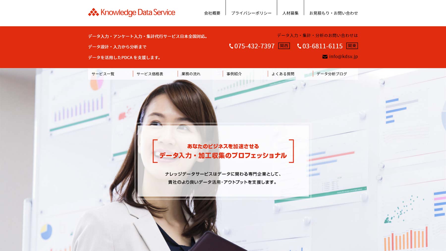 ナレッジデータサービス公式Webサイト