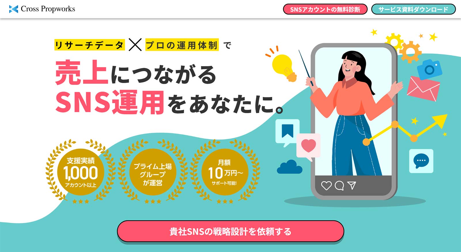 クロス・プロップワークス公式Webサイト
