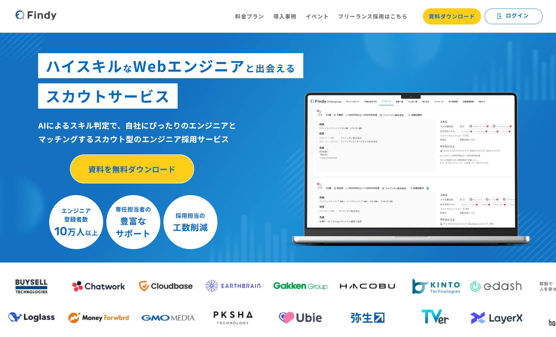 Findy公式Webサイト