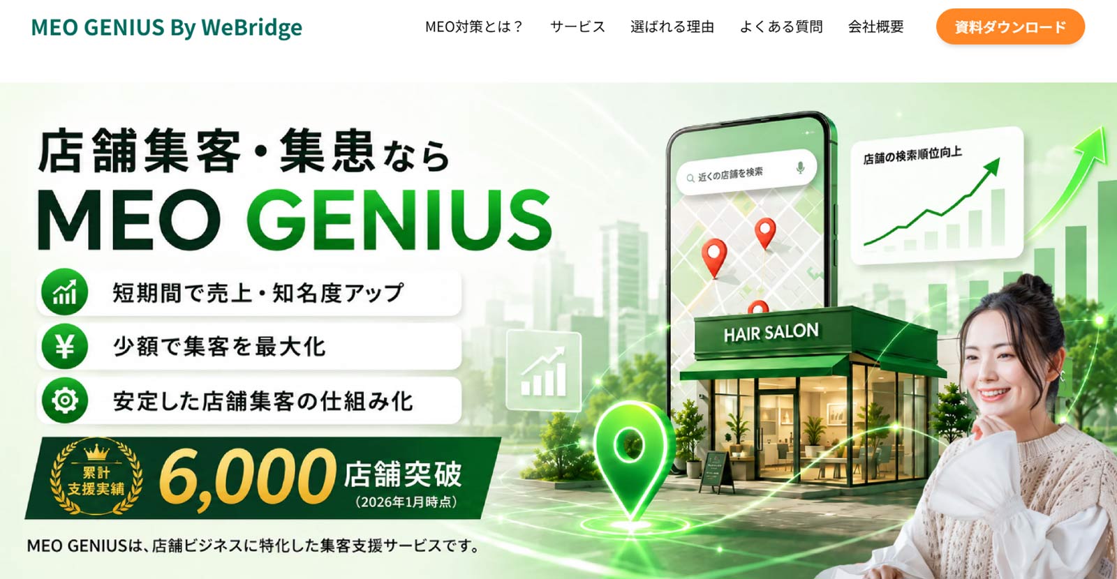MEO GENIUS By WeBridge公式Webサイト