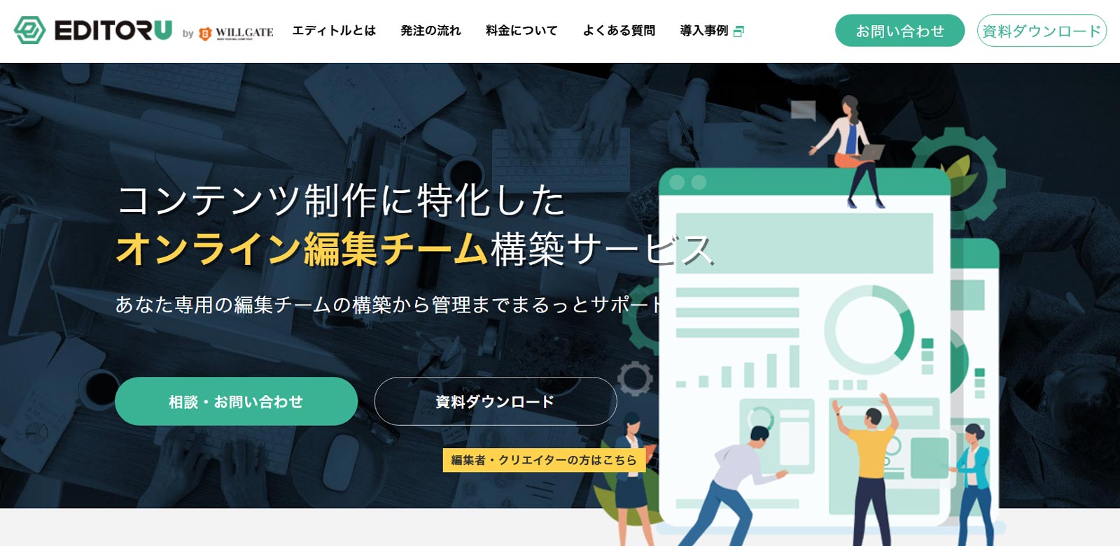 エディトル公式Webサイト