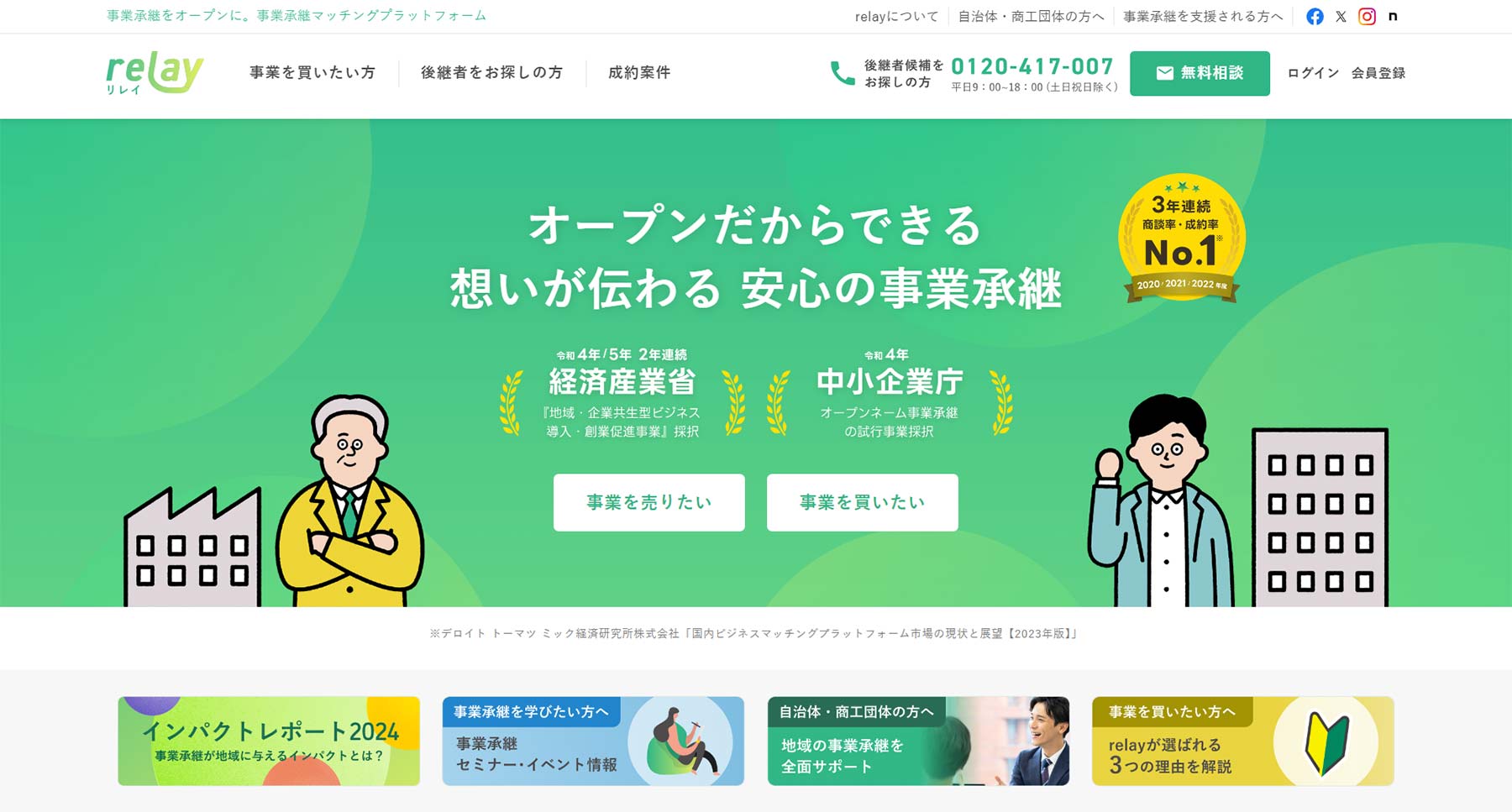 relay公式Webサイト