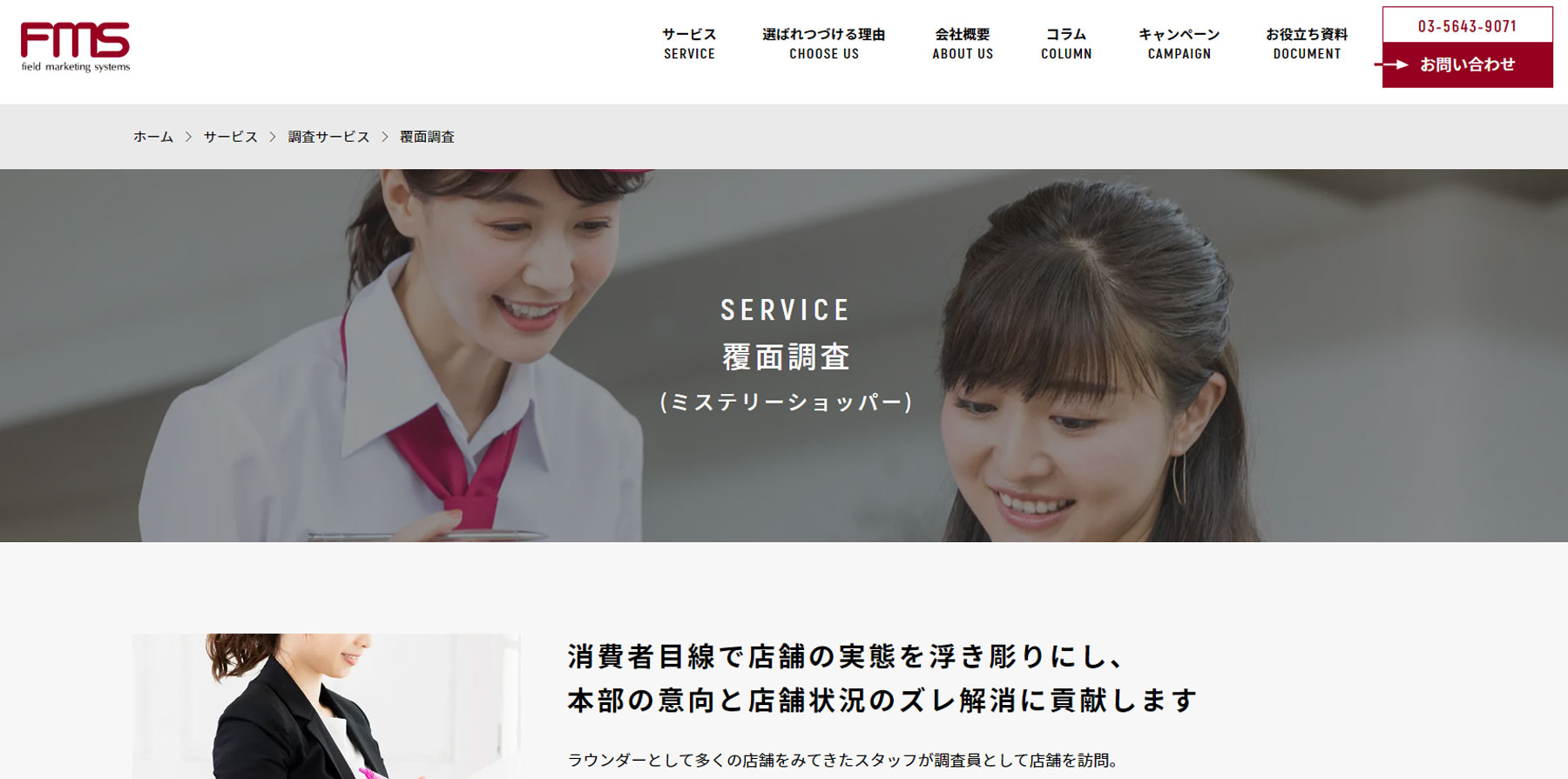 株式会社フィールドマーケティングシステムズ公式Webサイト