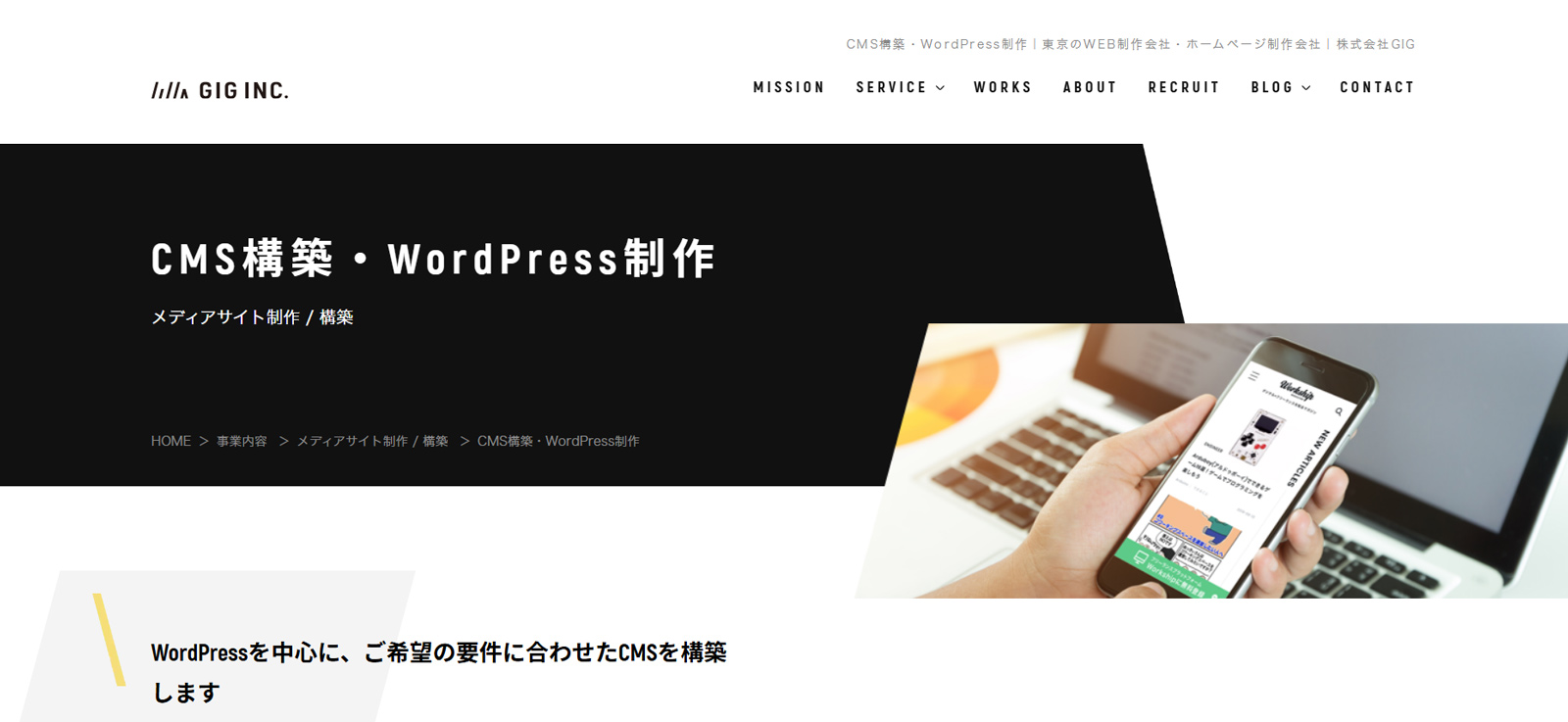 GIG公式Webサイト
